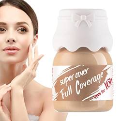 Concealer Makeup Vollständige Abdeckung | Concealer-Make-up für Mädchen für Augenringe,15 ml Concealer für Augenringe, Make-up für Fleckenabdeckung Fivetoo von Fivetoo