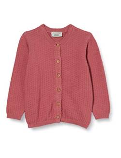 FIXONI Baby-Mädchen Knitted Cardigan Bluse, Dusty Rose, 86 von Fixoni
