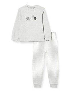 Fixoni Unisex Pyjamas Set Pyjamaset, Grey Melange, 98 von Fixoni