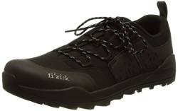 Fizik Unisex X2 Ergolace Flat Fahrradschuhe, Schwarz von Fizik