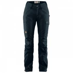 Fjällräven - Women's Kaipak Trousers Curved - Trekkinghose Gr 34 - Fixed Length schwarz/blau von Fjällräven