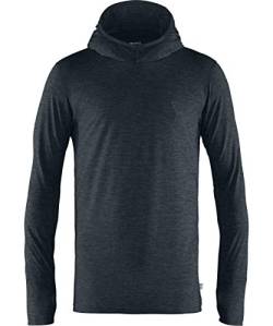 Fjallraven Mens Abisko Sun-Hoodie M Sweatshirt, Dunkelblau, XL von Fjallraven