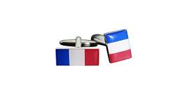 Flaggenfritze® Manschettenknöpfe Fahne/Flagge Frankreich von Flaggenfritze