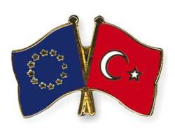 Freundschaftspin Europa - Türkei - 22 mm von Flaggenfritze
