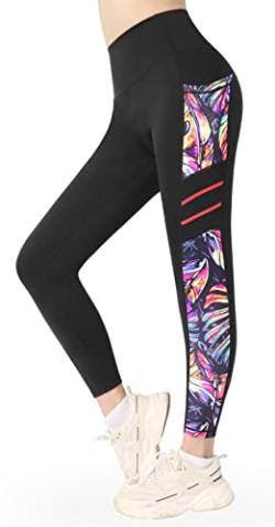 Flatik Sport Leggings Damen Damen Sporthose，Damen Blickdicht Laufhose，yogahose Sporthose Leggings Fitnesshose Training Laufende Leggings XS von Flatik