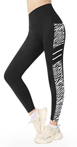 Flatik Sport Leggings Damen Damen Sporthose，Damen Blickdicht Laufhose，yogahose Sporthose Leggings Fitnesshose Training Laufende Leggings XXL von Flatik