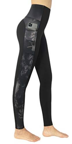 Flatik Sport leggins für damen Sporthose High Waist mit Tasche Fitnesshose Blickdicht Gym Leggings M von Flatik