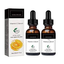 Vitamin C Serum, Vitamin C Serum, Vitamin C Moisturizer For Face, Vitamin C Serum For Face With Hyaluronic Acid, Vitamin C Serum For Repairing And Firming Skin. (2PC) von Fledimo