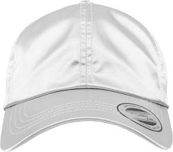 Flexfit Low Profile Satin Cap Unisex Kappe für Damen und Herren aus glänzendem Satin Stoff von Flexfit