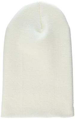 Flexfit Mütze Heavyweight Long Beanie, White, one Size von Flexfit