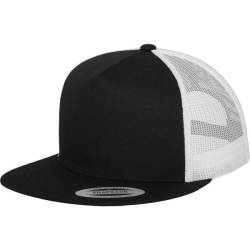 Flexfit Trucker 5-Panel Snapback Cap - schwarz / weiß von Flexfit