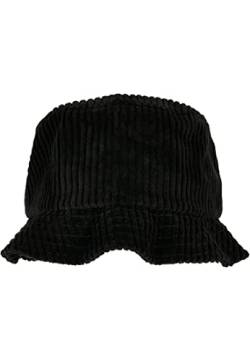 Flexfit Unisex 5003BC-Big Corduroy Bucket Hat, Black, one Size von Flexfit