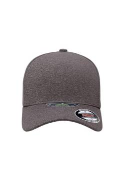 Flexfit Unisex 5577UP-Unipanel Melange Cap Baseballkappe, melangeheathergrey, L/XL von Flexfit