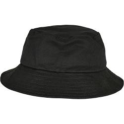 Flexfit Unisex Cotton Twill Bucket Hat Kids Hut, Black, one Size von Flexfit