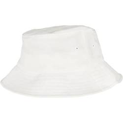 Flexfit Unisex Cotton Twill Bucket Hat Kids Hut, White, one Size von Flexfit