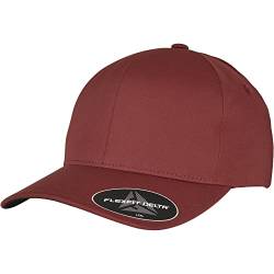 Flexfit Unisex Delta Baseballkappe, Maroon, L-XL von Flexfit