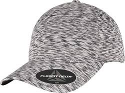 Flexfit Unisex 280-FLEXFIT Delta UNIPANEL Cap Baseballkappe, Melange Silver, L/XL von Flexfit