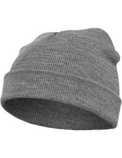 Flexfit Unisex Hat Heavyweight Beanie M tze, heather grey, Einheitsgröße EU von Flexfit