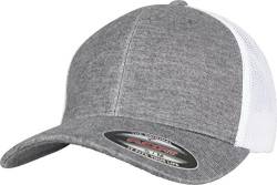 Flexfit Unisex Retro Trucker Cap, Grey/White Mesh, S/M von Flexfit