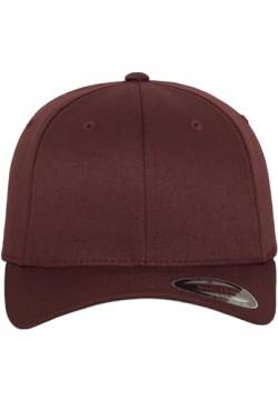 Flexfit Unisex Wooly Combed Baseballkappe, maroon, S/M von Flexfit