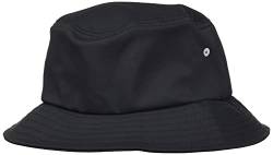 Yupoong Flexfit Nylon Bucket Hat Unisex Herren und Damen Fischerhut , Schwarz (black) , One size von Flexfit