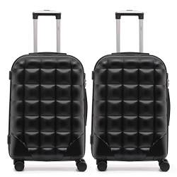 Flight Knight Bubble Suitcase Ryanair easyJet Jet2 Approved 8 Wheel Hardcase Suitcases Cabin or Medium & Large Check-In Sizes von Flight Knight