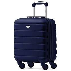 Flight Knight Leichtes Starres ABS-Handgepack Mit 4 Radern, Zugelassen Fur Uber 100 Fluggesellschaften, Darunter Air France, Ryanair Und EasyJet, 45x36x20cm von Flight Knight