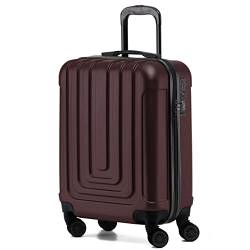 Flight Knight Premium Lightweight Hartschalenkoffer - 8 Spinner-Rader - TSA-Schloss & USB-Anschluss - Zugelassen Fur Uber 100 Fluggesellschaften einschließlich Ryanir (Priority) - 55x40x20cm von Flight Knight