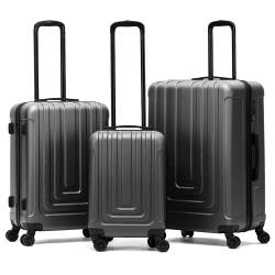 Flight Knight Premium Lightweight Suitcase - TSA-Schloss Mit USB-Anschluss - 8 Spinner-Rader - ABS-Hartschale Check In Gepack - Sehr Langlebig - Genehmigt Fur Uber 100 Fluggesellschaften von Flight Knight