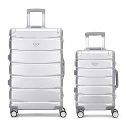 Flight Knight Premium Travel Suitcase - 8 Spinner Wheels - Built-in TSA Lock Lightweight Aluminium Frame, ABS Hard Shell Carry on Check In Luggage Highly Durable - Approved for Over 100 Airlines von Flight Knight