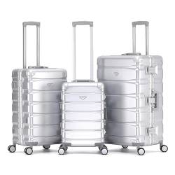 Flight Knight Premium Travel Suitcase - 8 Spinner Wheels - Built-in TSA Lock Lightweight Aluminium Frame, ABS Hard Shell Carry on Check In Luggage Highly Durable - Approved for Over 100 Airlines von Flight Knight