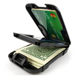 Flipside Wallets Flipside 4 RFID-blockierende Geldbörse für Männer mit abnehmbarem Geldclip – schlank, sicher und knautschfest, Stealth Black, Einheitsgröße von Flipside
