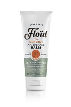 Floïd Vetyver Splash (100 ml), After Shave Balsam mit Allantoin, Glycerin und Aloe Extrakt spendet Feuchtigkeit, schützt und regeneriert die Haut, beruhigendes Aftershave von Floid