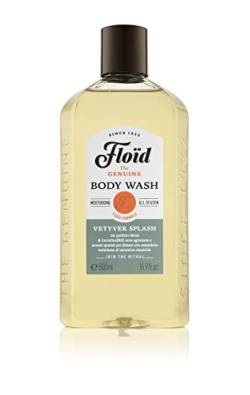 Floïd Vetyver Splash Body Wash (500 ml), Duschgel für Männer reinigt, spendet Feuchtigkeit & klärt, ohne auszutrocknen, nährende Hautpflege mit elegant-raffiniertem Duft von Floid