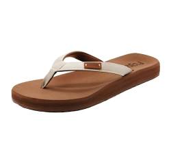 Flojos Damen Billie Flipflop, Cremeweiß, 39.5 EU von Flojos