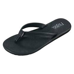 Flojos Damen Klar Flipflop, Schwarz, 40.5 EU von Flojos