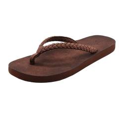 Flojos Damen Sky Flipflop, Schokoladenbraun, 39 EU von Flojos