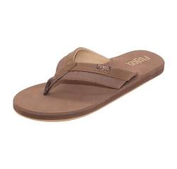 Flojos Herren Ryan Flipflop, Kastanie, 44.5 EU von Flojos