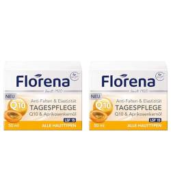 Florena Anti Falten Tagescreme Q10, 2er Pack (1 x 50 ml) von Florena