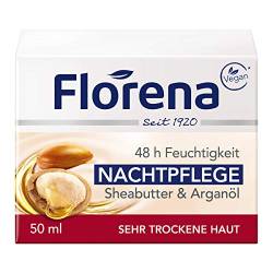 Florena Nachtcreme Sheabutter, 1er Pack (1 x 50 ml) von Florena