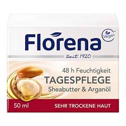 Florena Tagescreme Sheabutter, 1er Pack (1 x 50 ml) von Florena