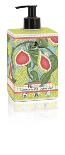 Florinda Mosaik Fico Bianco Flüssigseife im Pumpspender 500 ml von Florinda