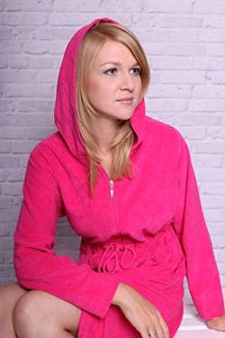 Floringo Damen Badejacke/Bademantel pink-XL von Floringo