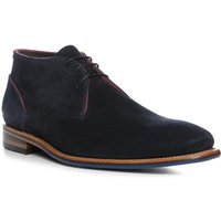 Floris van Bommel Herren Desert Boots blau Velours von Floris van Bommel