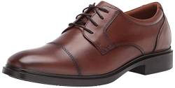 Florsheim Men's Forecast Waterproof Cap Toe Oxford, Cognac Smooth, 10 von Florsheim