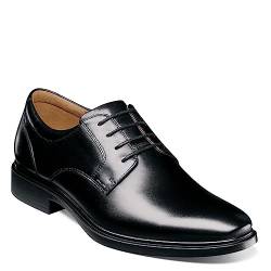 Florsheim Men's Forecast Waterproof Plain Toe Oxford, Black Smooth, 11 von Florsheim