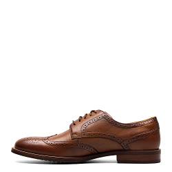 Florsheim Rucci Wing Tip Oxford, Cognac Smooth, 48 EU von Florsheim