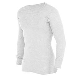 Floso® Herren Thermo-Unterhemd, Langarm (Brustumfang: 81-86 cm (Small)) (Weiß) von Floso