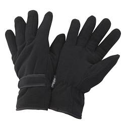 Floso® Herren Thinsulate Winter-Handschuhe/Ski-Handschuhe/Thermo-Handschuhe/Fleece-Handschuhe (M) (Schwarz) von Floso