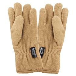 Floso® Mädchen Thinsulate Fleece Thermo-Handschuhe (4-8 Jahre) (Beige) von Floso